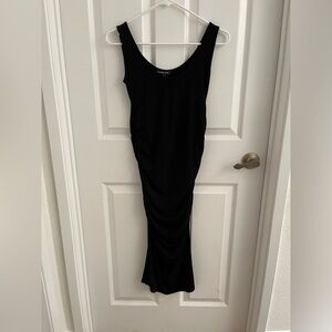 Isabella, Oliver black maternity tank dresses with roushing, size 0